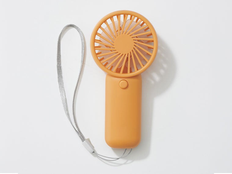 ポック／ハンディファンの本体カラーオレンジ系の画像