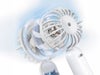 ピュアリフレ／ミニダブルファンは2枚羽仕様でパワフル風量！