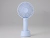 オル／USB充電式ハンディファンの本体カラーライトブルーの画像