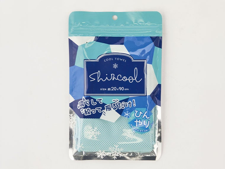 シズクール／クールタオルはジッパー袋入り！