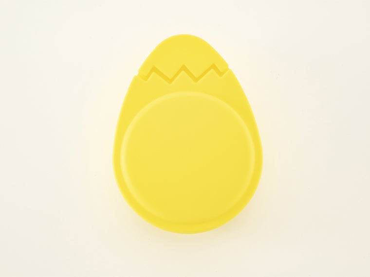 レンジで目玉焼きは可愛いたまご型です。