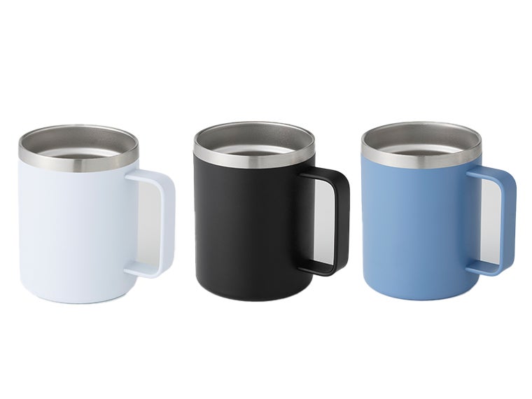 ランジュ／真空ステンレスマグカップ450mlの本体カラーは3色からお選びいただけます。