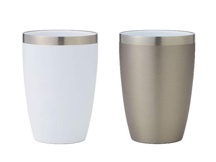 セラミック加工ステンレス断熱タンブラー420mlの本体カラーは2色からお選びいただけます。