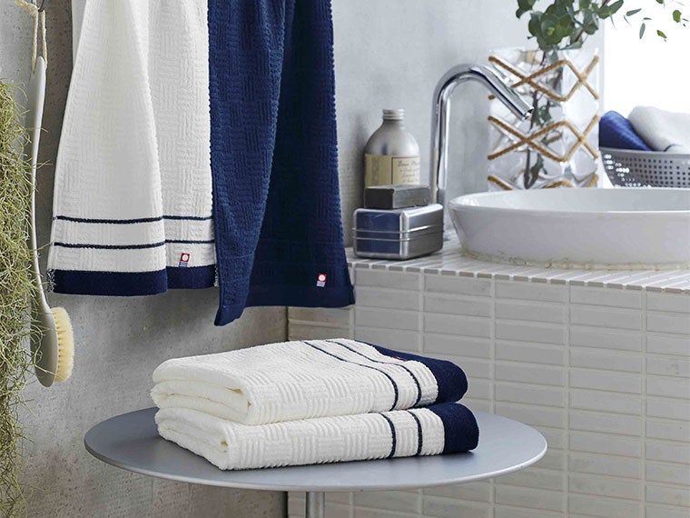 シンシアコットン／フェイスタオル2枚セットの使用イメージ