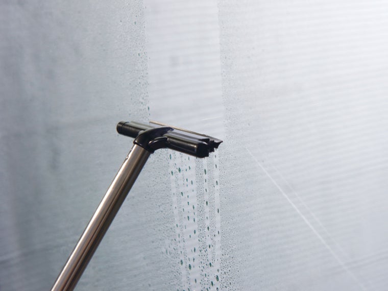 カーニモ 180度回転！伸縮モップのモップを取り外せばスクレーパーとして使える！