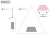 自動開閉遮熱遮光折りたたみ傘の名入れ範囲