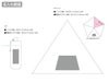 ベーシックオールウェザー折りたたみ傘の名入れ範囲