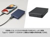 全面印刷できるモバイルチャージャー8000 スクエアにはtype-Cポート×1口とUSBポート×2口があります。