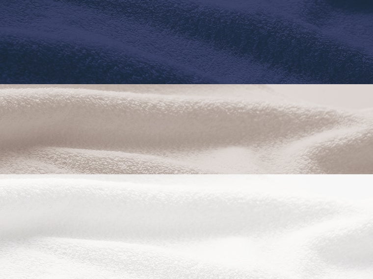 中空糸を使ったふんわり吸水速乾ハンカチタオルの生地アップ画像