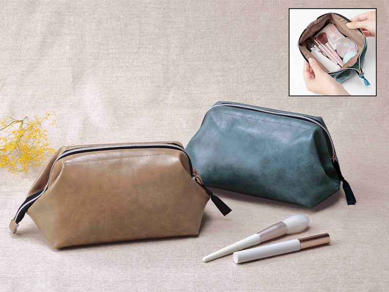 ルクバ 大きく開くポーチ