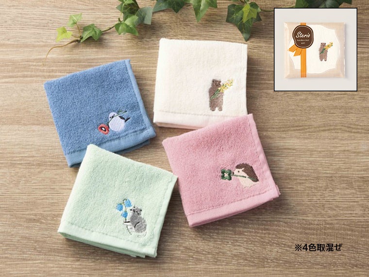 ステリオ 刺繍タオルハンカチ