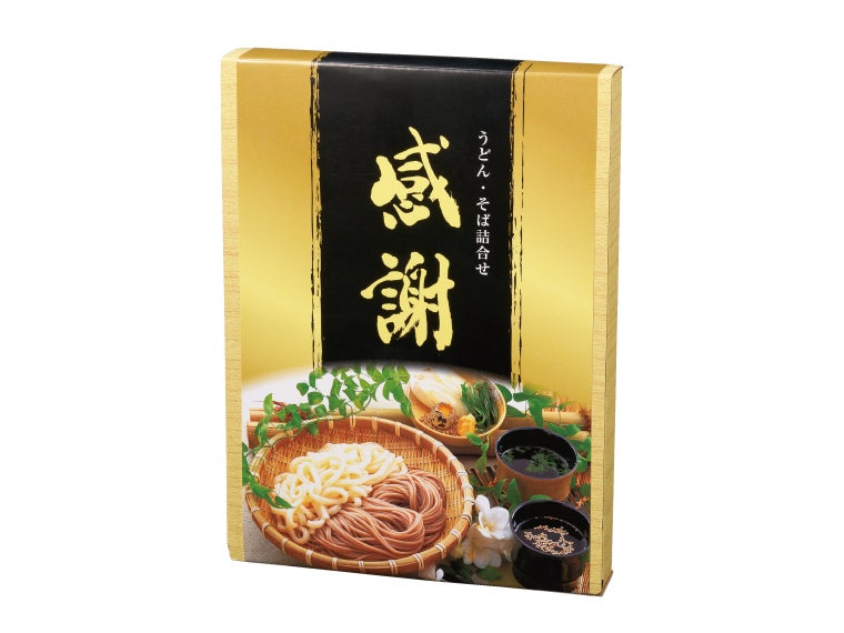  ｢感謝｣うどん･そば8束セットのパッケージ画像
