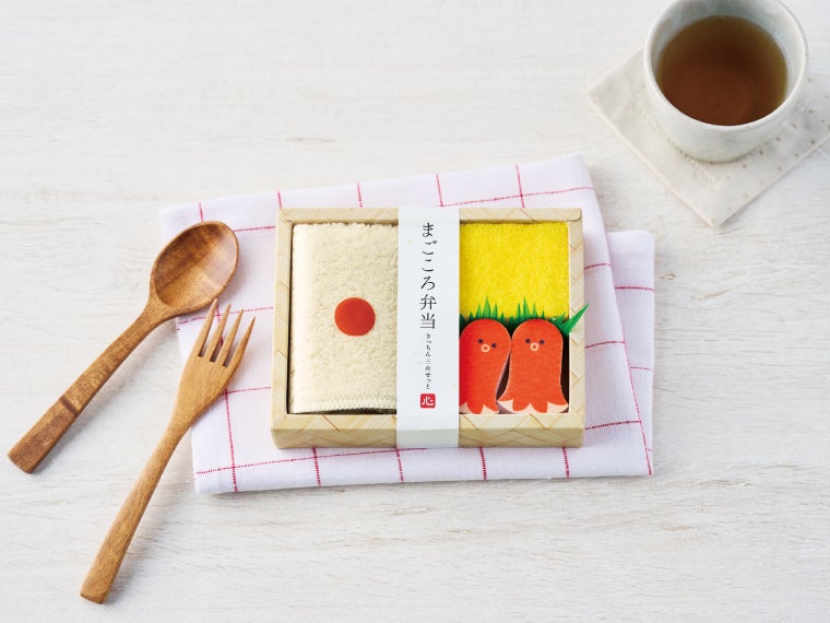 まごころ弁当　キッチン3点セットは可愛くてユニークなデザインなので女性や子供の喜ばれそう！