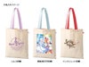 キャンバスフラットトートループ付の名入れイメージ