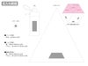 シンプル折りたたみ傘の名入れ範囲