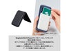 スマホスタンドにもなるマグネット対応カードケースはMagSafe対応のスマホでお使いいただけます。