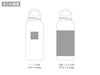 Ｈａｎｄｉｔクリアボトル５００ｍｌの名入れ範囲