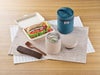 サーモス(THERMOS)JED-401真空断熱スープジャー 0.4Lの使用イメージ画像。