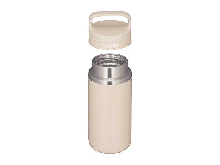 モス(THERMOS)JOX-360真空断熱ケータイマグ 0.36Lはキャリーハンドル付きです。