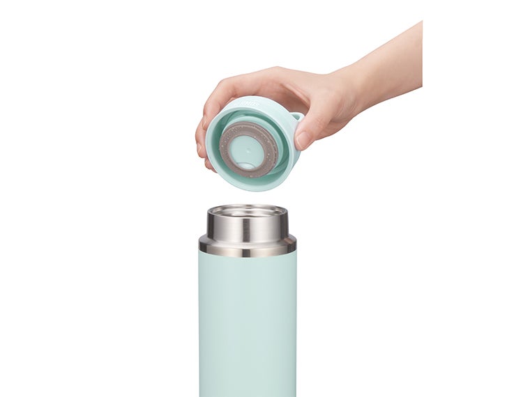 サーモス(THERMOS)JOX-480真空断熱ケータイマグ 0.48Lのフタのパッキンは水滴が垂れにくい形状です。