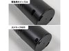 USB充電式マルチフラッシュライトの緊急用ホイッスルとストラップ穴部分の画像。